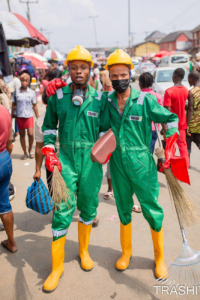 Trashit Integrated workers handling waste sustainably